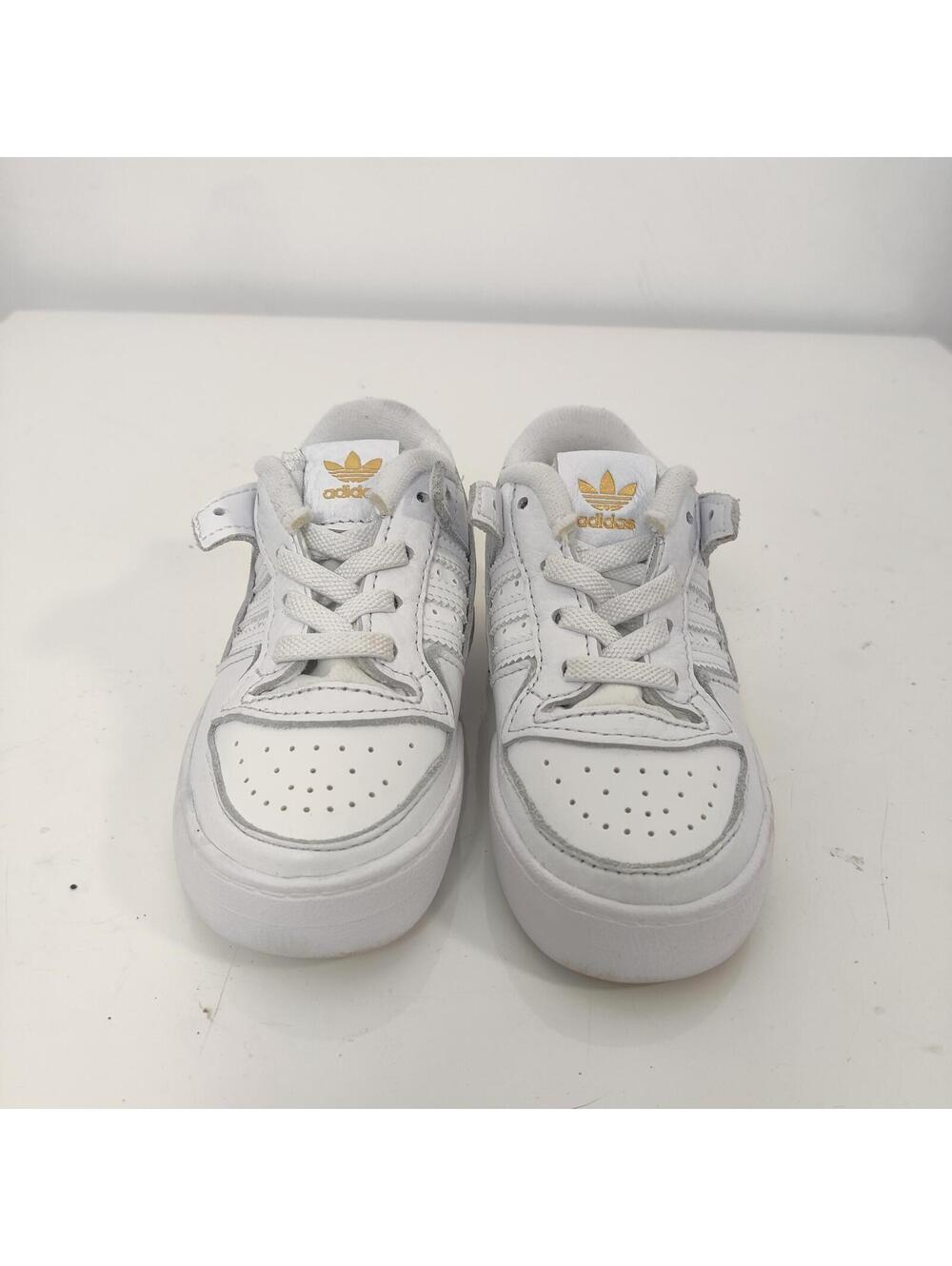 Adidas Forum Low Toddler White Gold Sneakers Size 8C - Picture 3 of 9